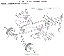 WHEEL AND DEPTH STAKE