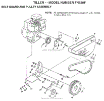 BELT GUARD AND PULLEY ASSEMBLY