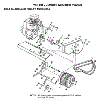 BELT GUARD AND PULLEY ASSEMBLY