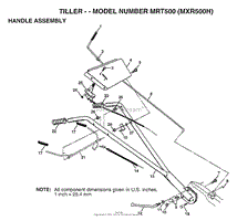 TILLER HANDLE ASSEMBLY