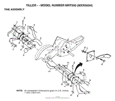 TILLER TINE ASSEMBLY