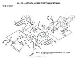 TILLER TINE SHIELD