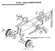 WHEEL AND DEPTH STAKE