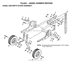 WHEEL AND DEPTH STAKE