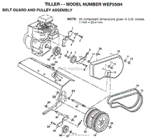 BELT GUARD AND PULLEY ASSEMBLY