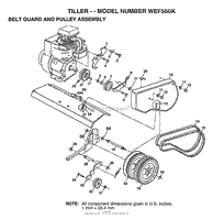 BELT GUARD AND PULLEY