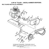 BELT GUARD, PULLEY ASSY