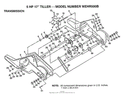 TRANSMISSION/5 HP 17&quot;