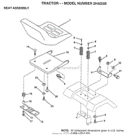 SEAT ASSEMBLY/TRACTOR