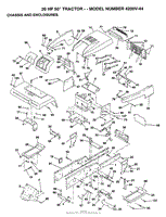 20HP 50&quot; TRACTOR/CHASSIS,ENCLOSURES