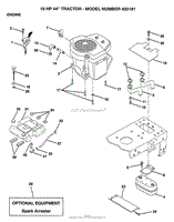 ENGINE/18 HP 44&quot;