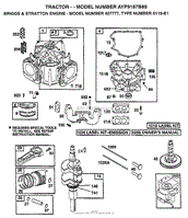 ENGINE BRIGGS AND STRATTON