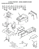 12HP 38&quot; -CHASSIS AND ENCLOSURES