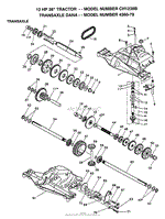 12HP 38&quot; TRACTOR-TRANSAXLE