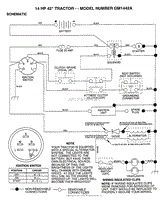 14 HP 42&quot; SCHEMATIC