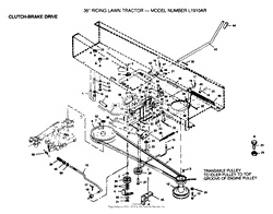 CLUTCH-BRAKE DRIVE, BELT