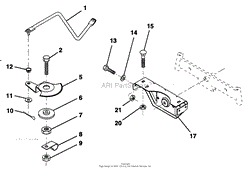 SECTOR GEAR / AXLE SUPPORT