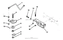 SECTOR GEAR / AXLE SUPPORT