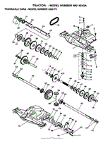 TRANSAXLE DANA - MODEL NUMBER 4360-79