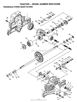 TRANSAXLE HYDO GEAR