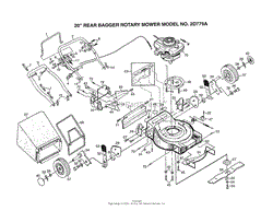 20&quot; REAR BAGGER ROTARY MOWER