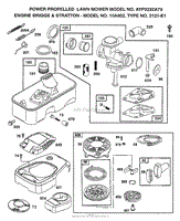 ENGINE BRIGGS AND STRATTON