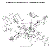 POWER PROPELLED LAWN MOWER