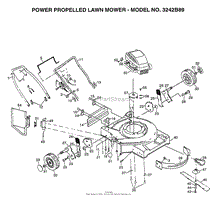 POWER PROPELLED LAWN MOWER