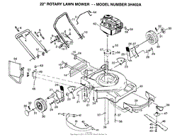 22&quot; ROTARY LAWN MOWER