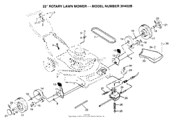 22&quot; ROTARY LAWN MOWER