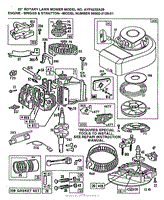 ENGINE BRIGGS AND STRATTON