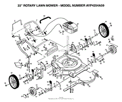 22&quot; ROTARY LAWN MOWER