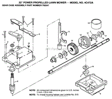 22&quot; POWER PROPELLED MOWER