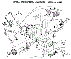 22&quot; REAR BAGGER MOWER