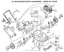 22&quot; REAR BAGGER MOWER