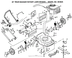 22&quot; REAR BAGGER MOWER