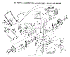 22&quot; REAR BAGGER MOWER