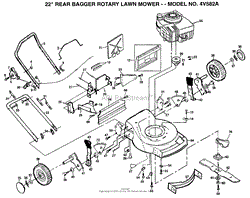 22&quot; REAR BAGGER MOWER