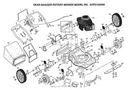 REAR BAGGER ROTARY MOWER