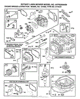 ENGINE BRIGGS AND STRATTON