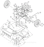 Transaxle&amp;Blade Deck Assembly