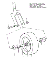 8&quot; HARD CASTER WHEEL