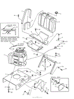 ENGINE &amp; GAS TANK (B &amp; S)