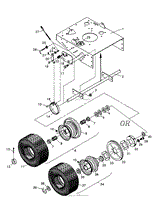 DRIVE WHEEL &amp; BRAKES-32&quot; &amp; 36&quot;