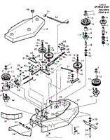 48&quot; CUTTER DECK GEAR DRIVE MIDSIZE