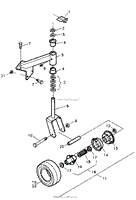 9&quot; PNEUMATIC CASTERS GEAR DRIVE MID-SIZE