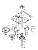 FITTINGS BENEATH ENGINE DECK GEAR DRIVE MID-SIZE