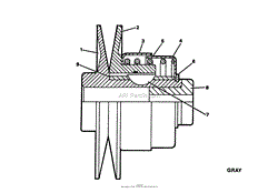 VAR. SPEED PULLEY-GRAY