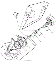 DRIVE WHEEL &amp; AXLE