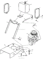 ENGINE &amp; GAS TANK MTG